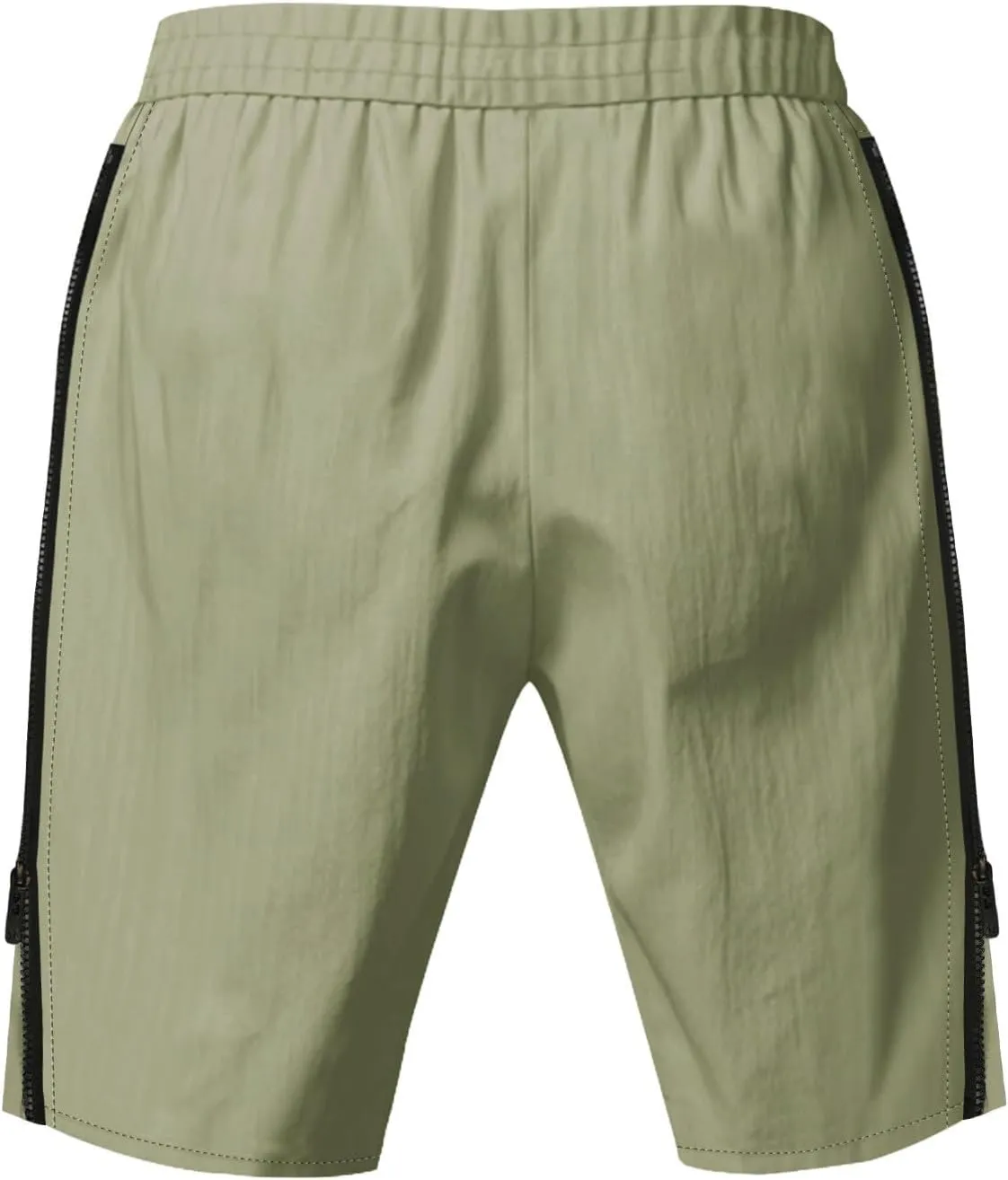 Mens Cargo Casual Shorts Lightweight Stretch Athletic Short Elastic Waistband with Pockets Hiking Workout Beach Pants