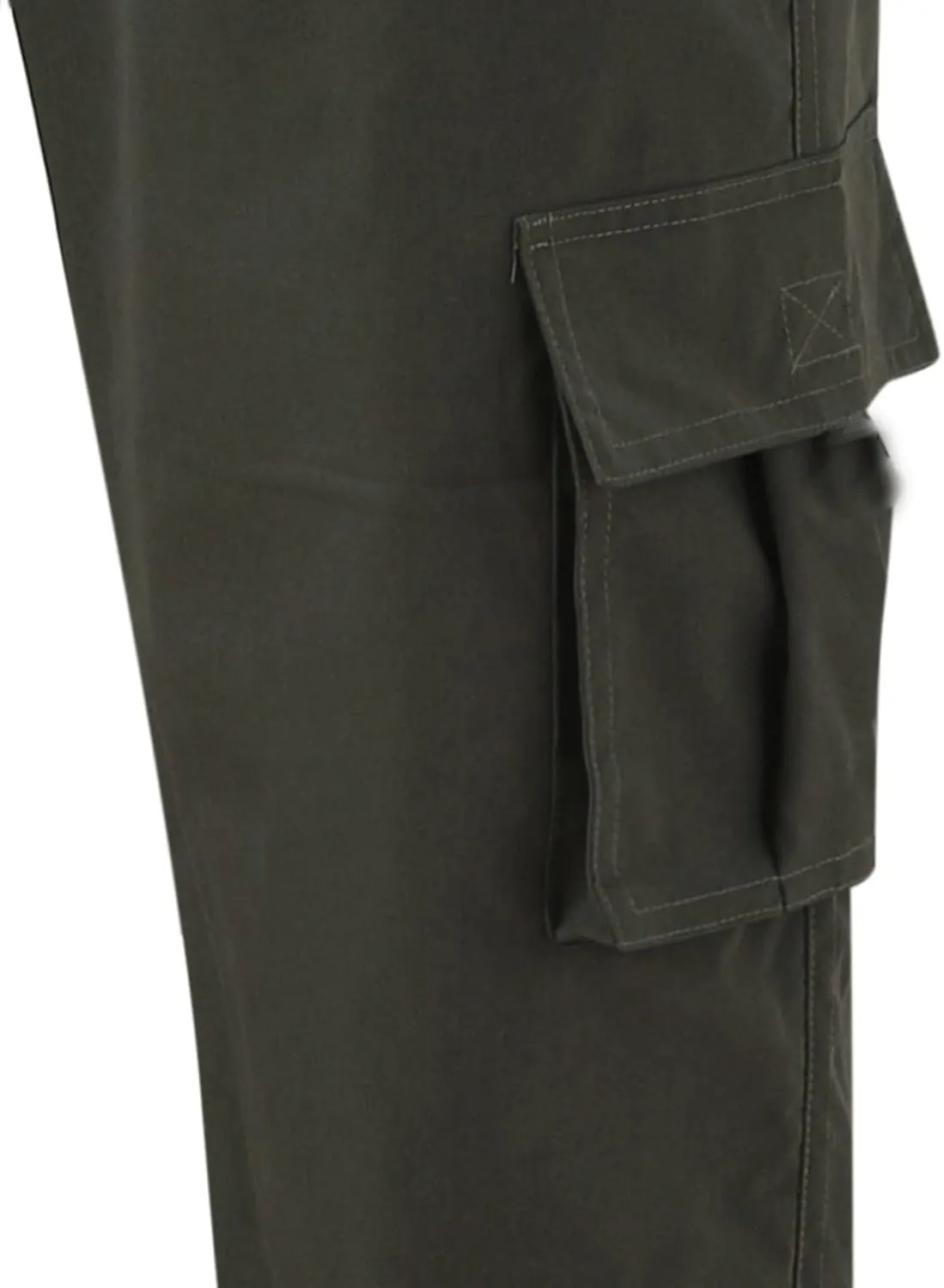 Men's Cargo Tactical Pants Hat Multi Woven Pocket Foot Rope Solid Pants Street Cargo Tie Cargo Pockets Casual