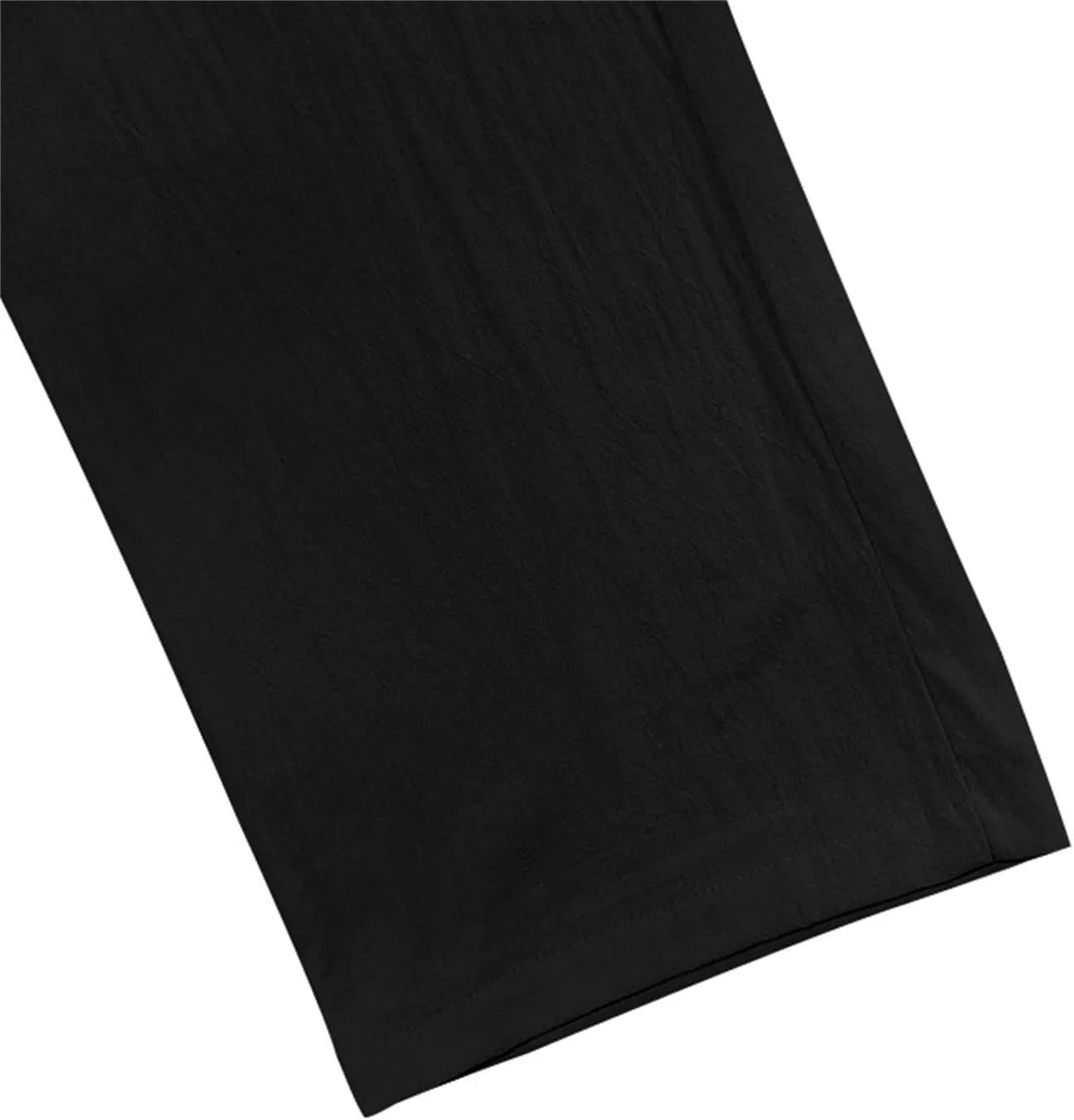 Men's Casual Linen Pants Loose Fit Elastic Waist Drawstring Beach Summer Pant Lightweight Cotton Trousers with Pocket