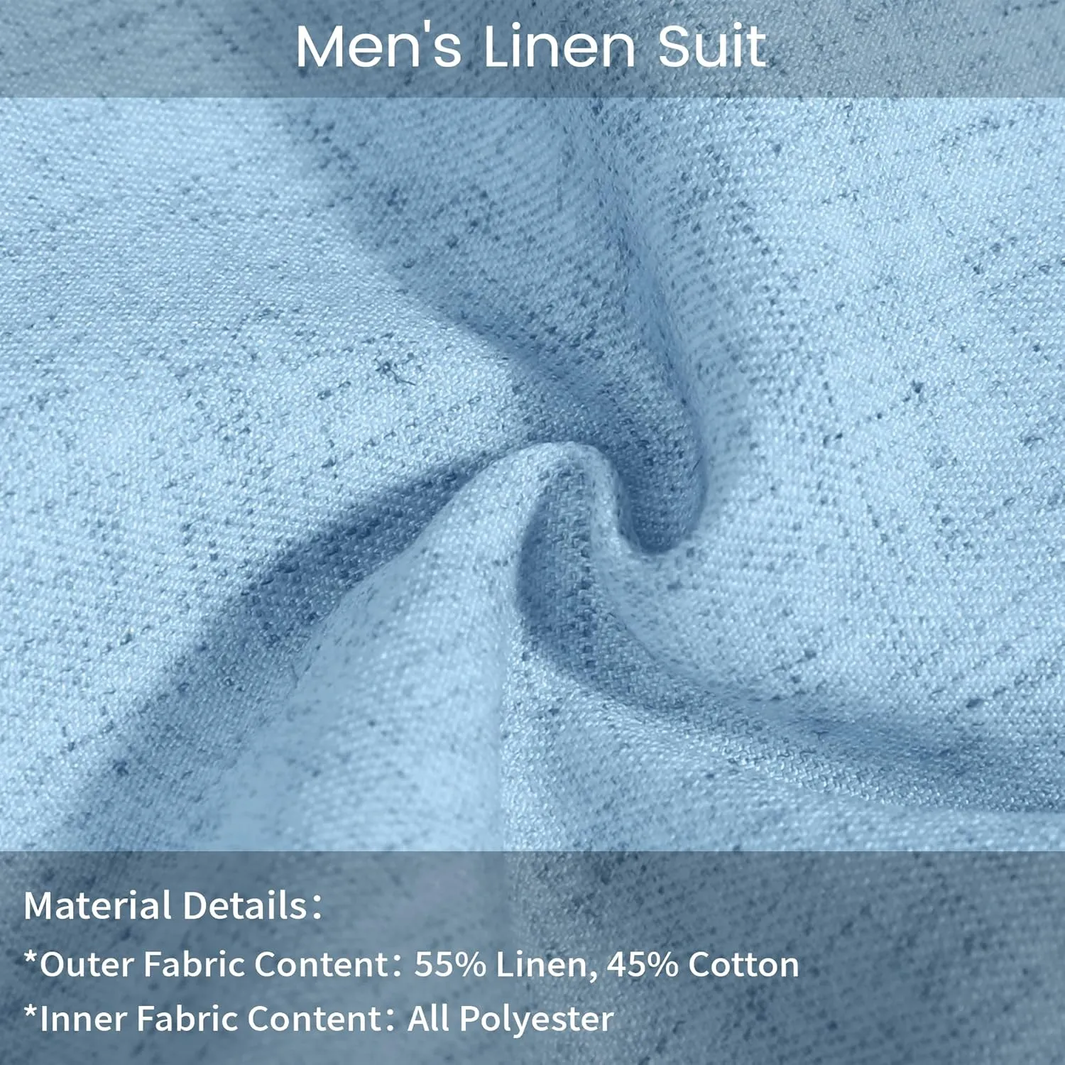 Men's Casual Linen Suit Set 2 Piece Slim Fit Wedding Suits Prom Groomsmen Suit Tuxedos Beach Suits Vest Pants