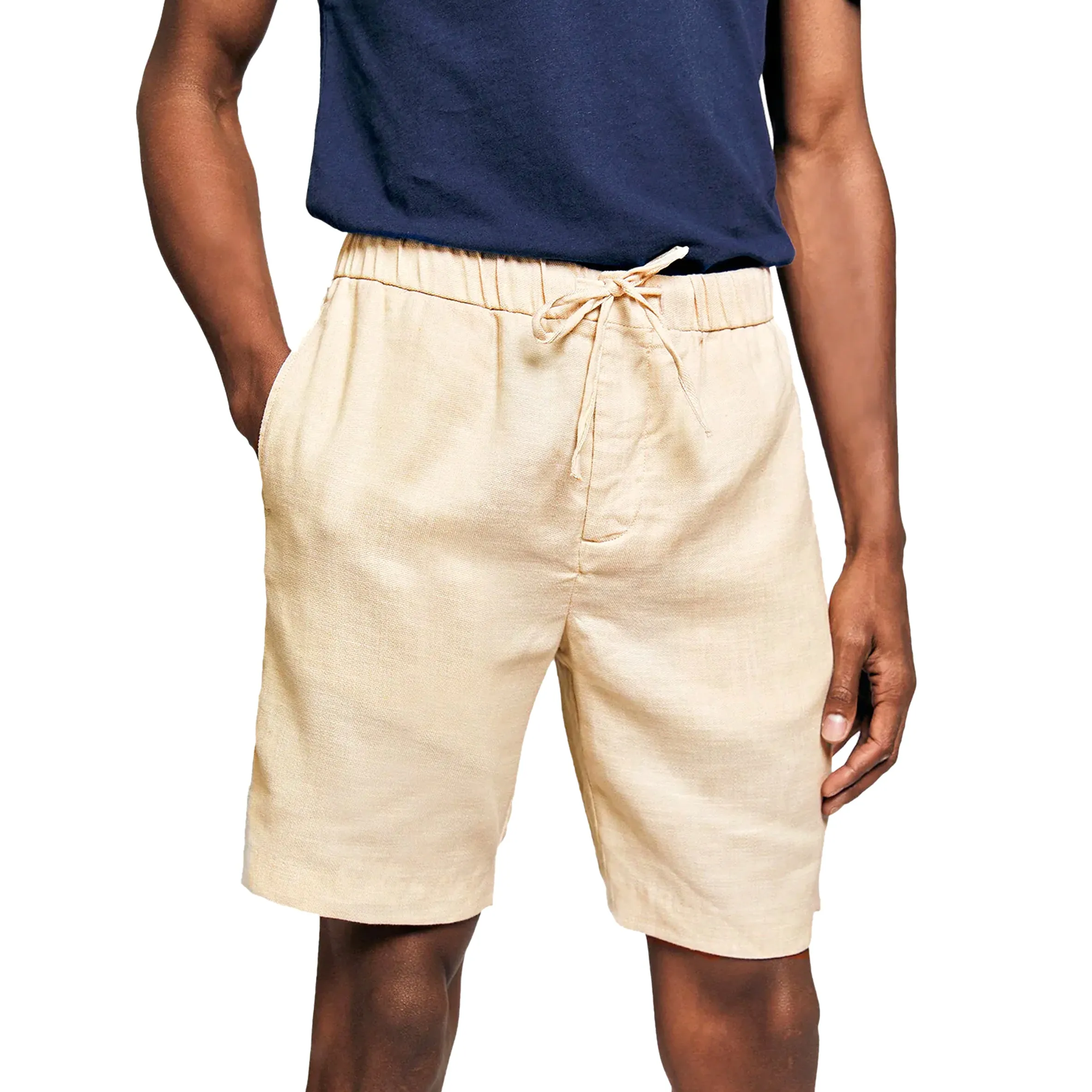 Men’s Drawstring Shorts in Sand