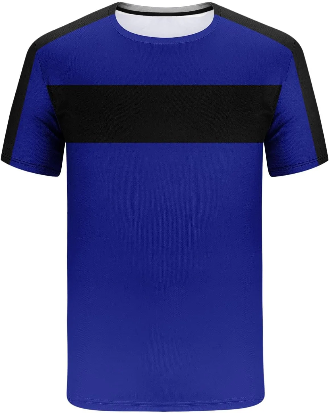 Mens Short Sleeve and Shorts Sets Two Piece Outfits Fashion Color Block Summer Tracksuit Men Workout Running Gym Wear