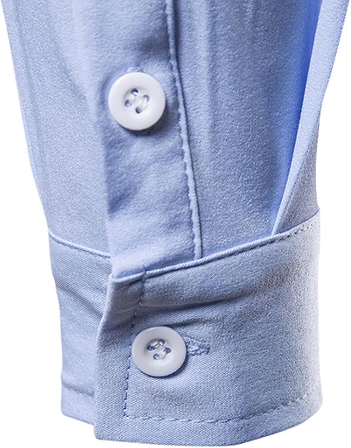 Mens T Shirts Casual Floral Embroidery Long Sleeve Dress Shirt Slim Fit Solid Button Up Tees Shirt Trendy Clothes