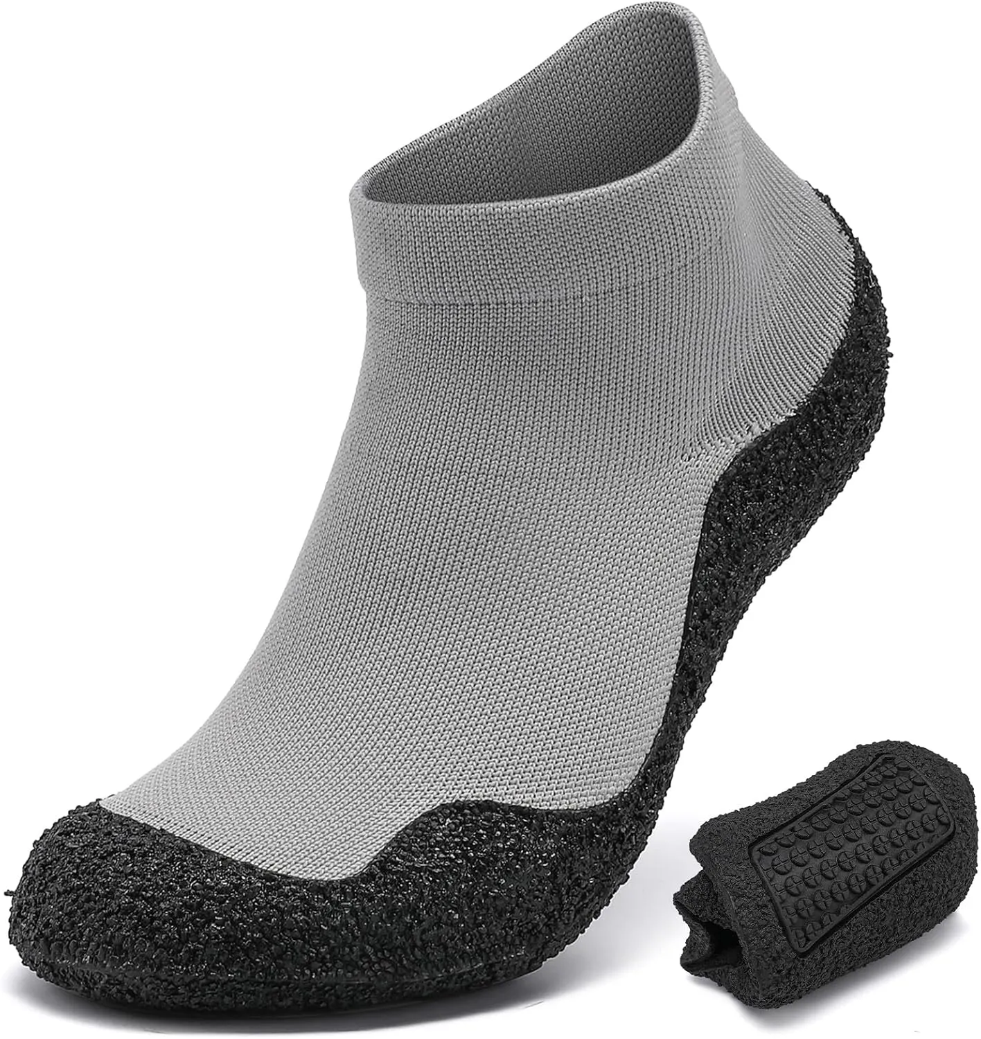 Mens Womens Barefoot Sock Shoes Minimalist Zero Drop Walking Shoes Comfortable Lightweight Ultra Portable Non Slip Multi-Purpose Fitness Workout Yoga Shoes
