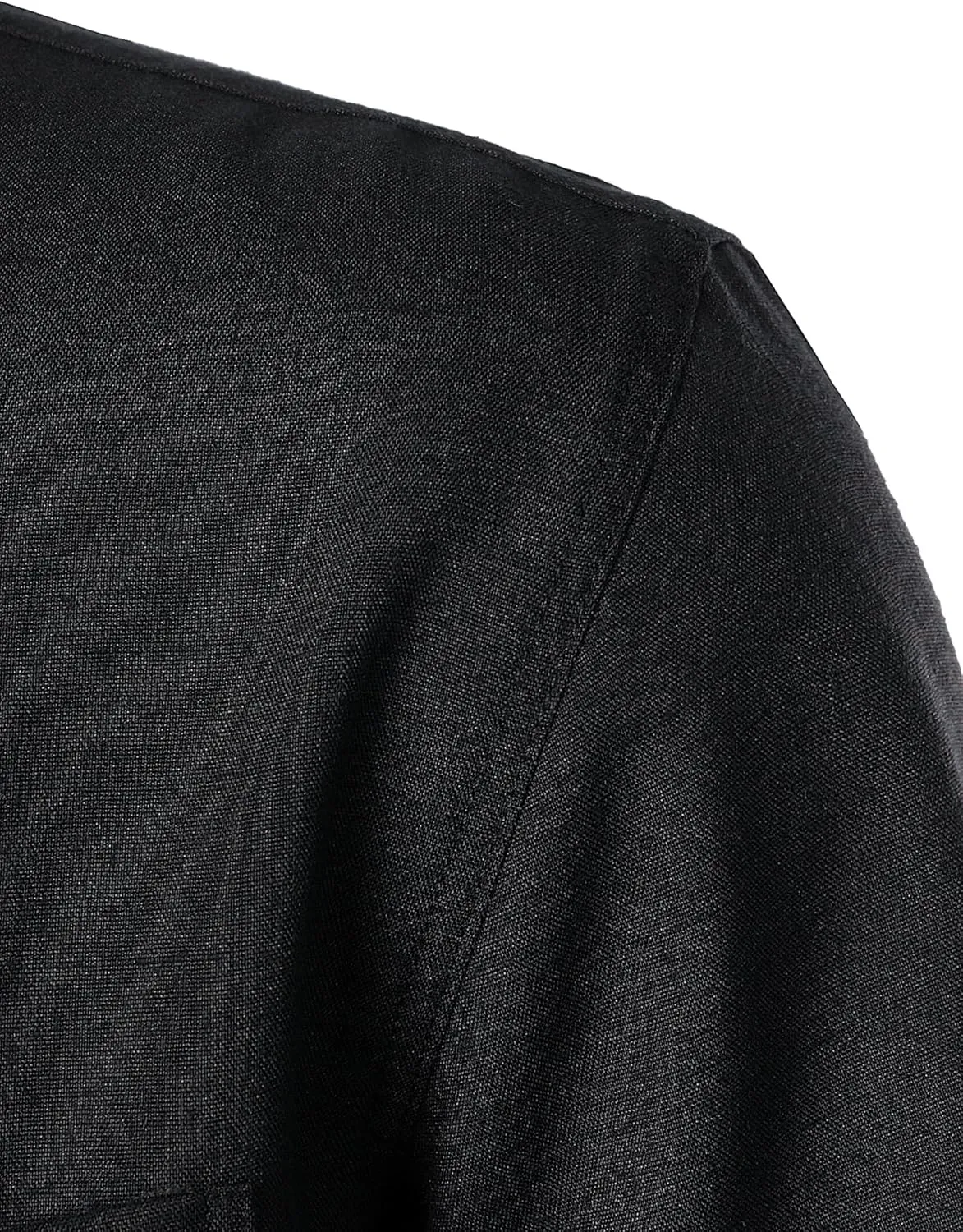 Mens Wrinkle Free Short Sleeve Button Down Shirt Linen-Like Texture Shirts Casual Vacation Beach Summer Top
