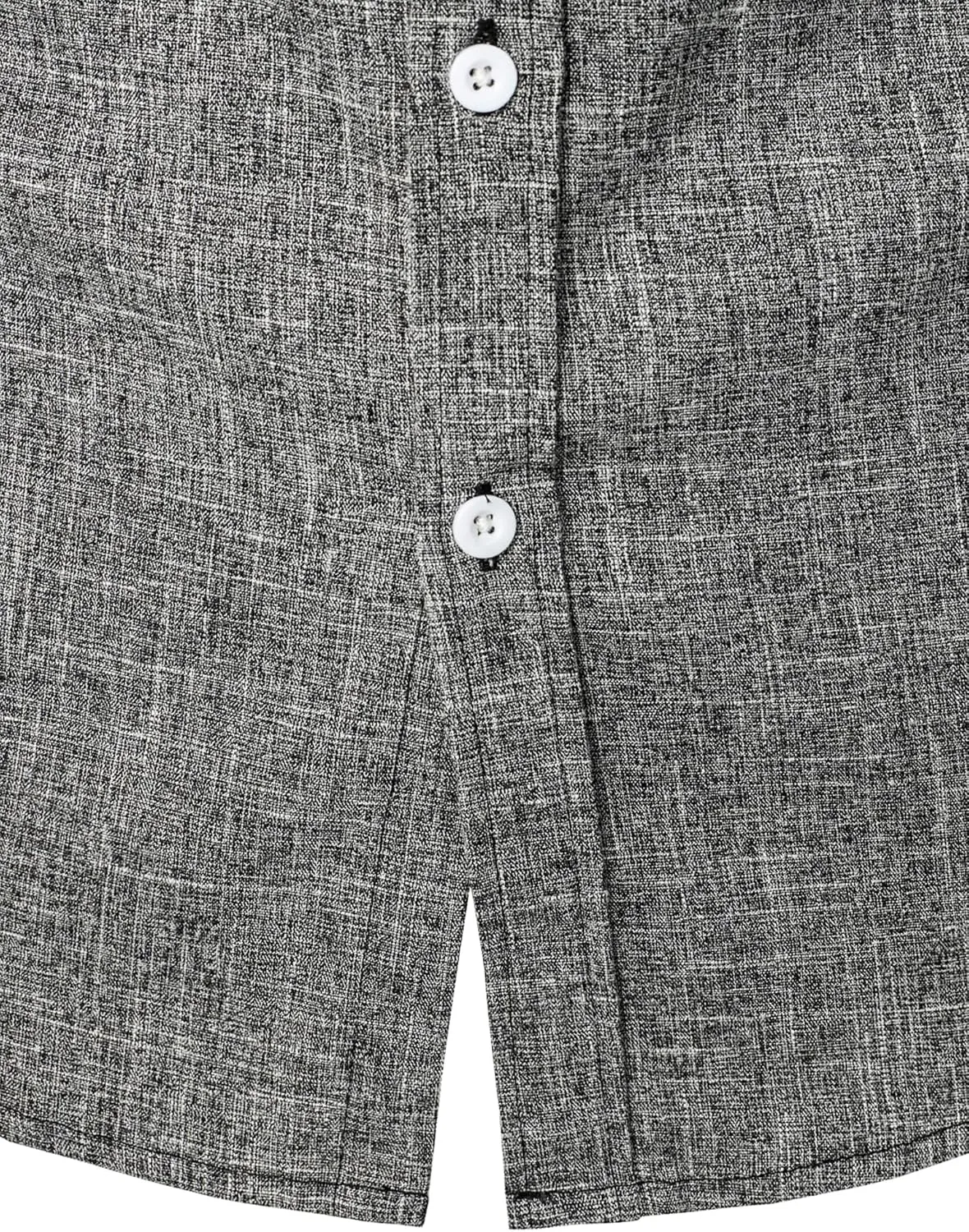 Mens Wrinkle Free Short Sleeve Button Down Shirt Linen-Like Texture Shirts Casual Vacation Beach Summer Top