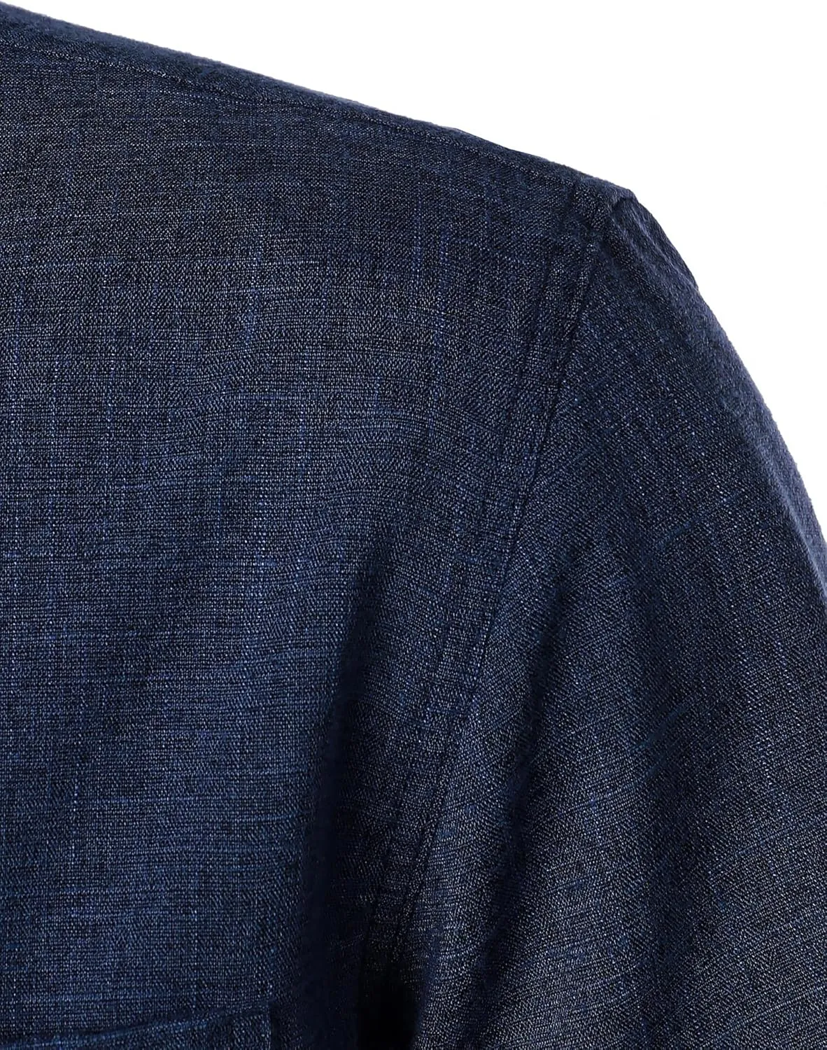 Mens Wrinkle Free Short Sleeve Button Down Shirt Linen-Like Texture Shirts Casual Vacation Beach Summer Top