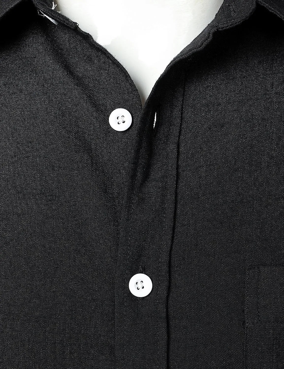 Mens Wrinkle Free Short Sleeve Button Down Shirt Linen-Like Texture Shirts Casual Vacation Beach Summer Top
