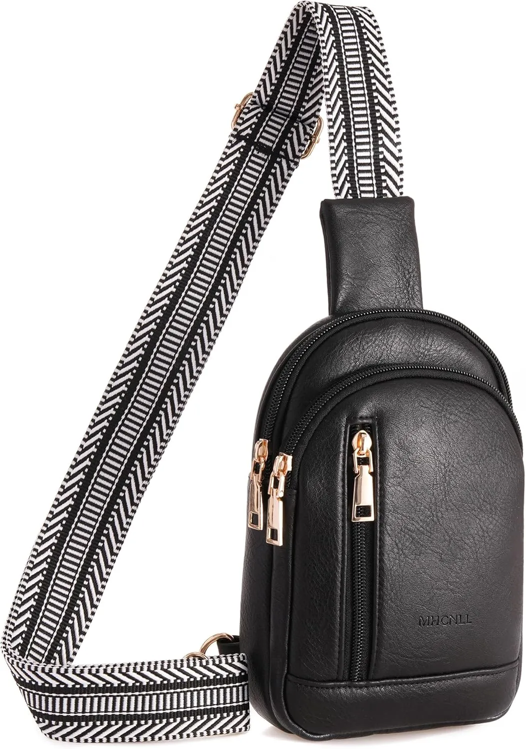 MHCNLL Small Sling Bag RFID Crossbody Purse for Women - Anti Theft Fanny Pack Chest Bag for Travel