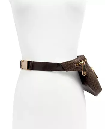 Michael Michael Kors "Logo Double Zip" Fanny Pack