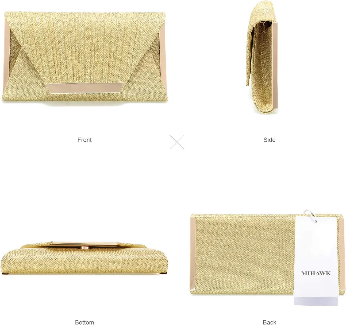 Mihawk Women's Clutch Purses and Bags - Evening Clutches and Handbags