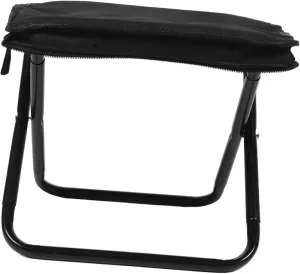 Milisten Folding Stool for Outdoor Use Portable Garden Step Stool with Zipper Bag for Fishing Sports Events Picnics and BBQ Compact Design for and Storage