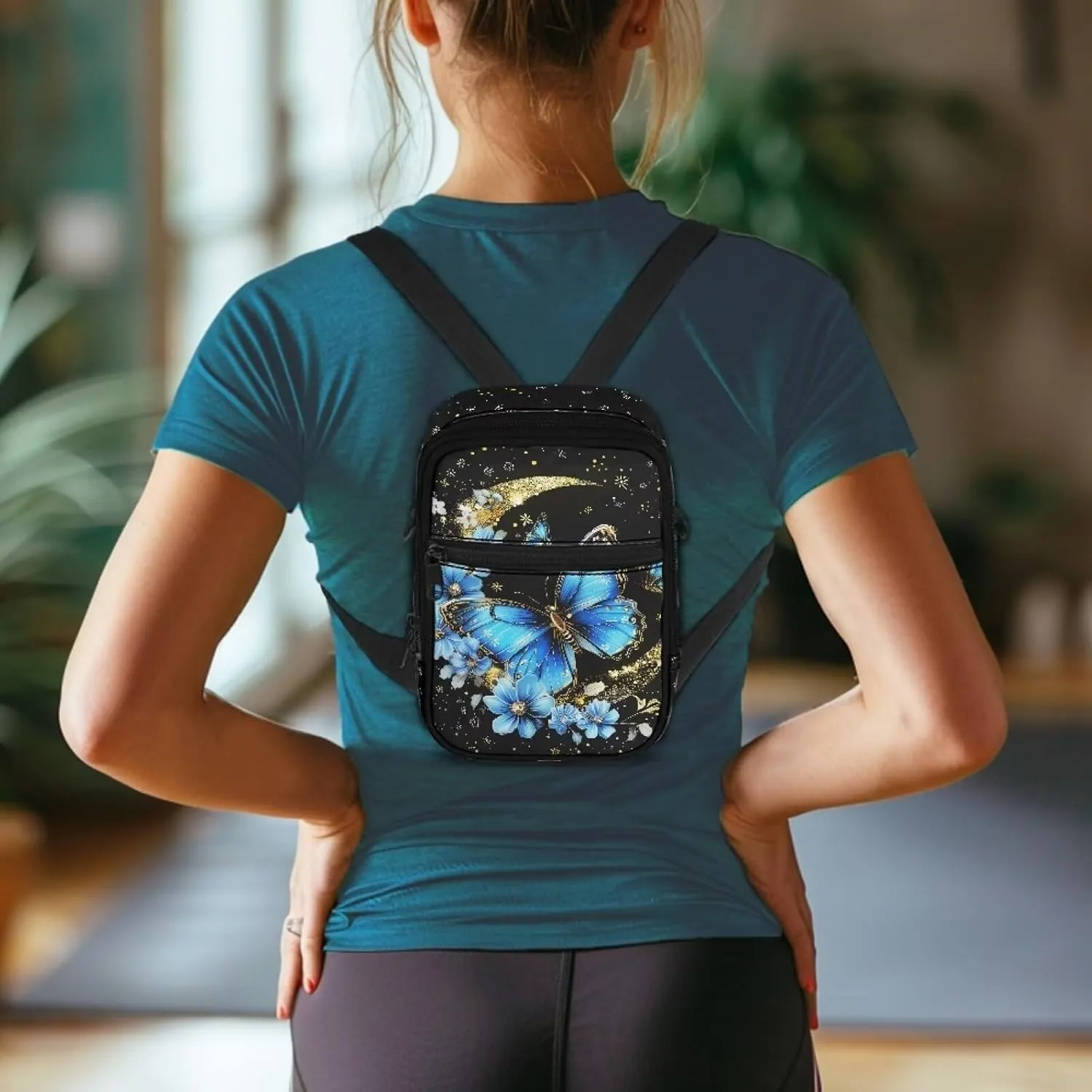 Mini Crossbody Shoulder Sling Bag Multi-Function Travel Pouch Bag Lightweight Stylish Cellphone Purse Wallet
