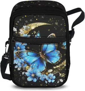 Mini Crossbody Shoulder Sling Bag Multi-Function Travel Pouch Bag Lightweight Stylish Cellphone Purse Wallet