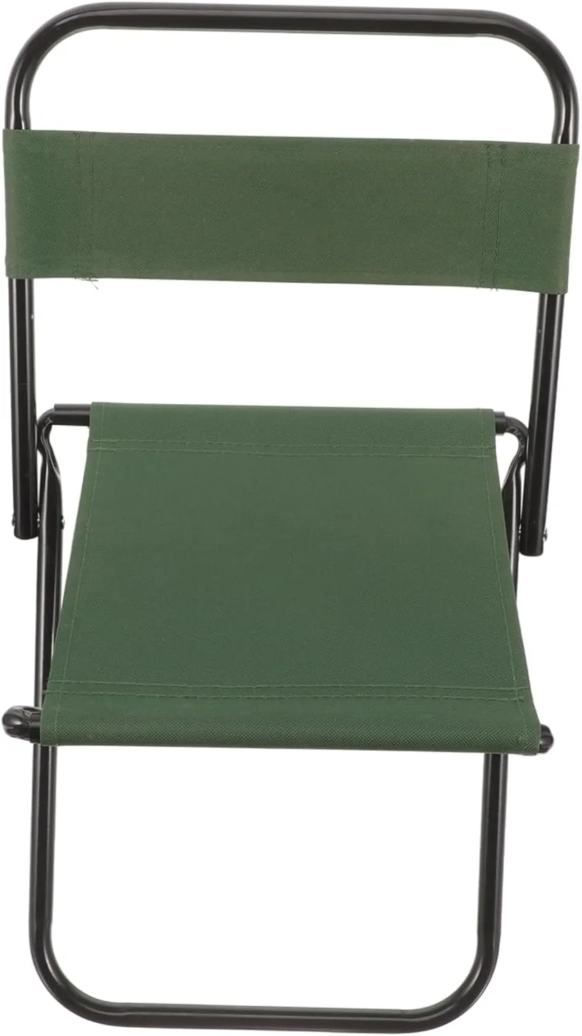 Mipcase Foldable Camping Chair Lightweight Portable Outdoor Stool for Fishing Hiking and Beach Trips Compact Design for and Storage for Sports Events and Gardens
