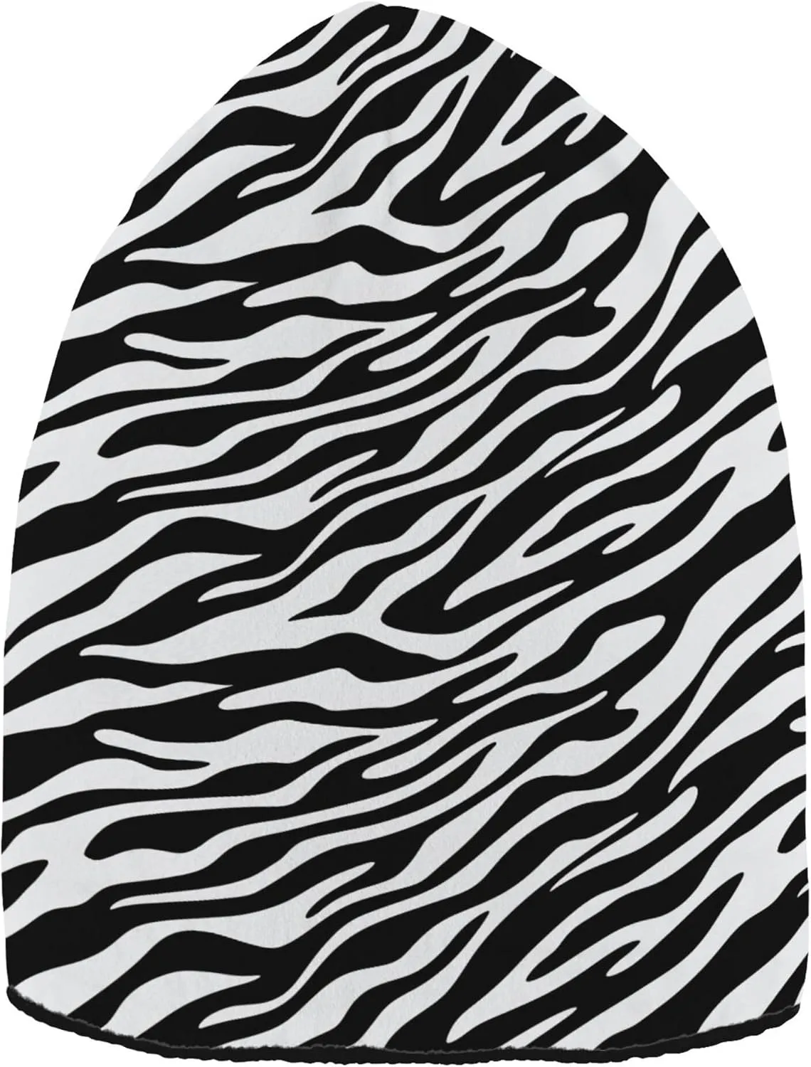 MNSRUU Black Beanie Hat Purple Leopard Skin Beanie Hat for Men Women Beanie Cap Roll-up Edge Skullcap
