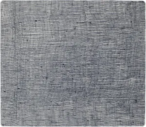 Modern Twist Placemat 100% Food-Grade Silicone, Waterproof and Reusable, Linen - Denim
