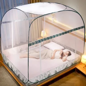 Mosquito Net Bed Canopy Pop Up Foldable Mosquito Net,Mosquito Net with Bottom,Anti Mosquito Bites(1.8m)