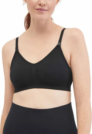 Motherhood Maternity Women’s Seamless Clip Down Nursing Bra Machine Washable Sizes S–3X Available in 1 & 2 Packs