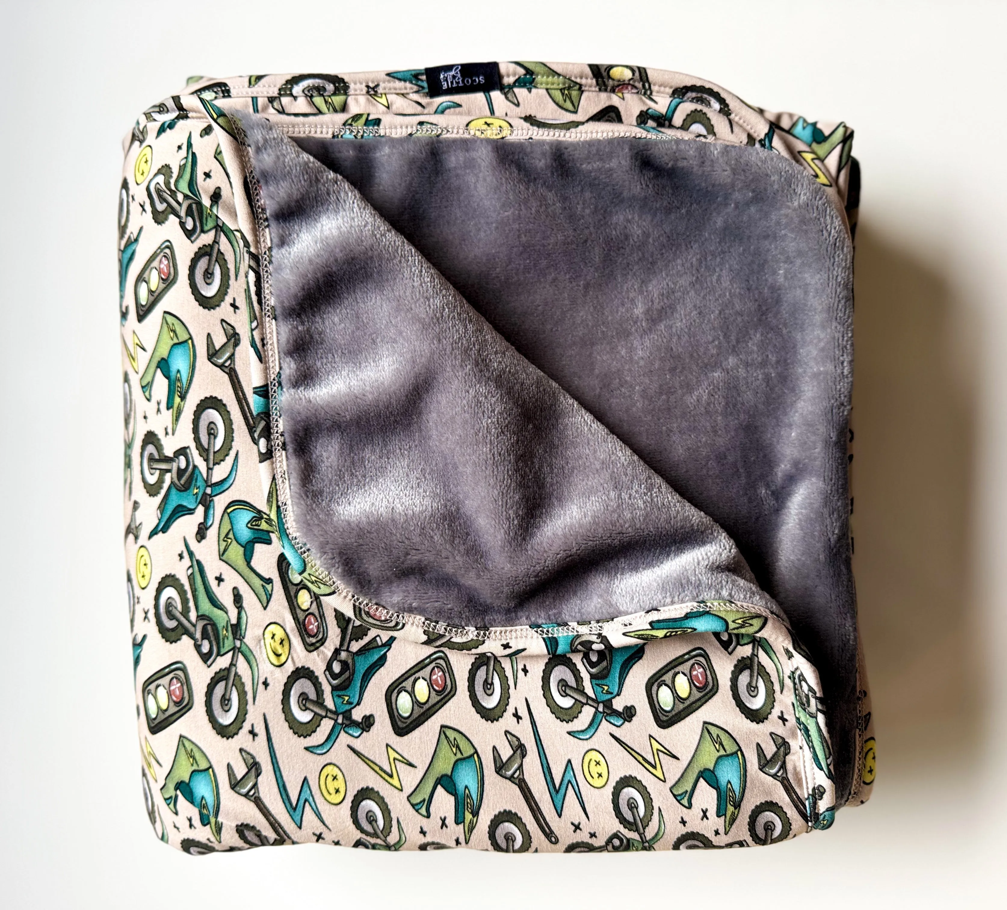 Moto Mayhem: Velvet Plush Blanket