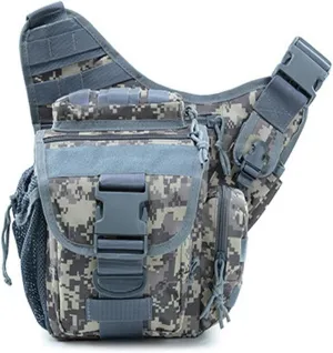 Multi-functional Outdoor Hiking Pack Tactical Messenger Range Bag,Hunting Backpack Tactical Military Bags Waterproof Daypack for 9.6L Capacity with Water Bottle Holder D