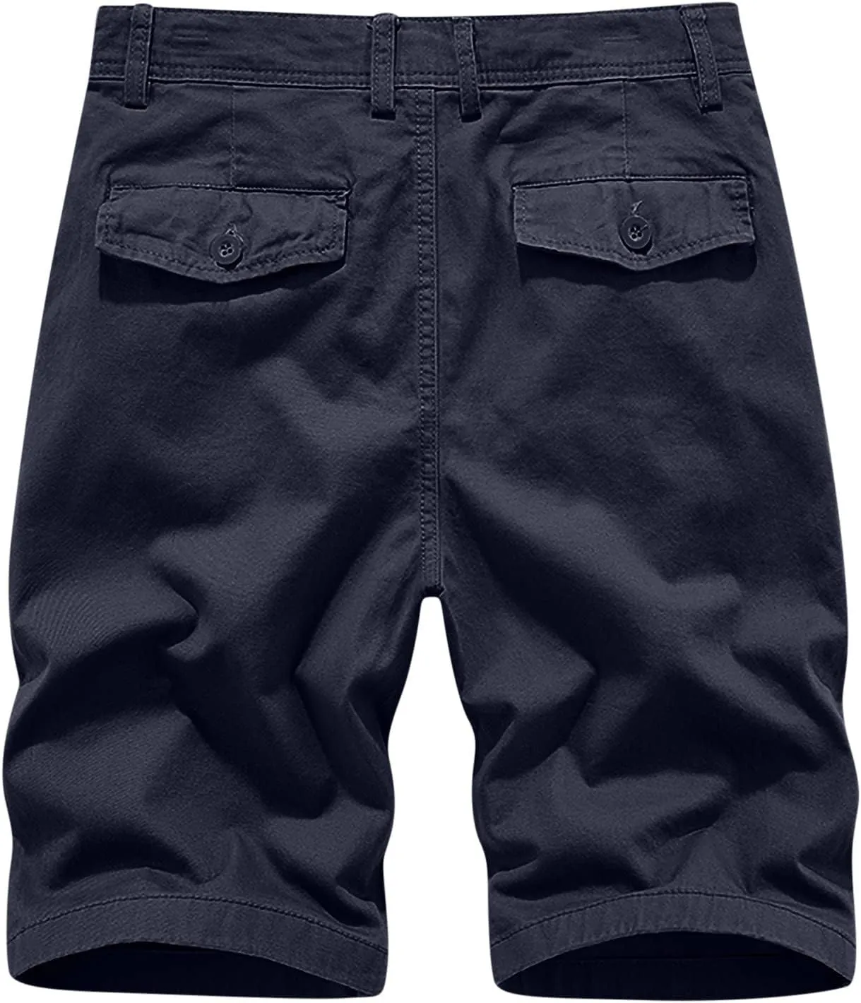 Muscularfit Men Workout Shorts Regular and Big & Tall Cotton Solid Cargo Shorts Outdoor Fashion Sport Work Utility Shorts