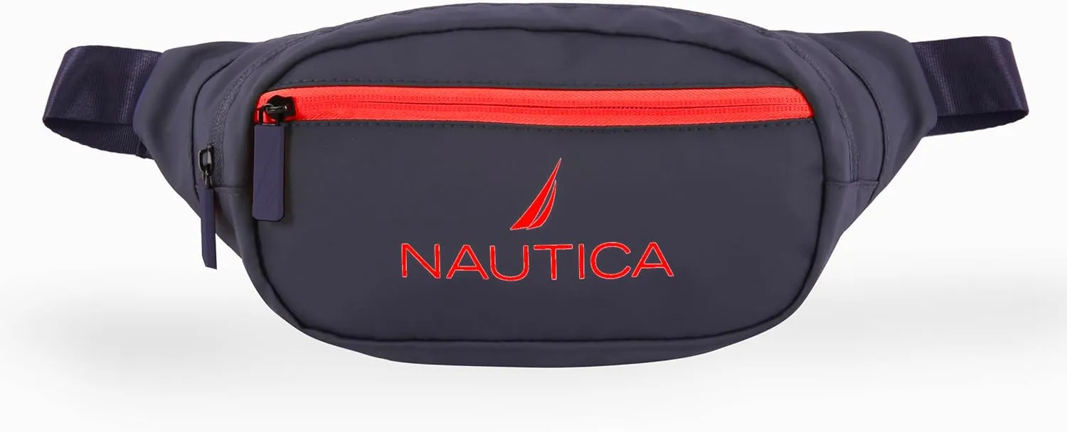 NAUTICA Fanny Pack, Navy RED, One Size