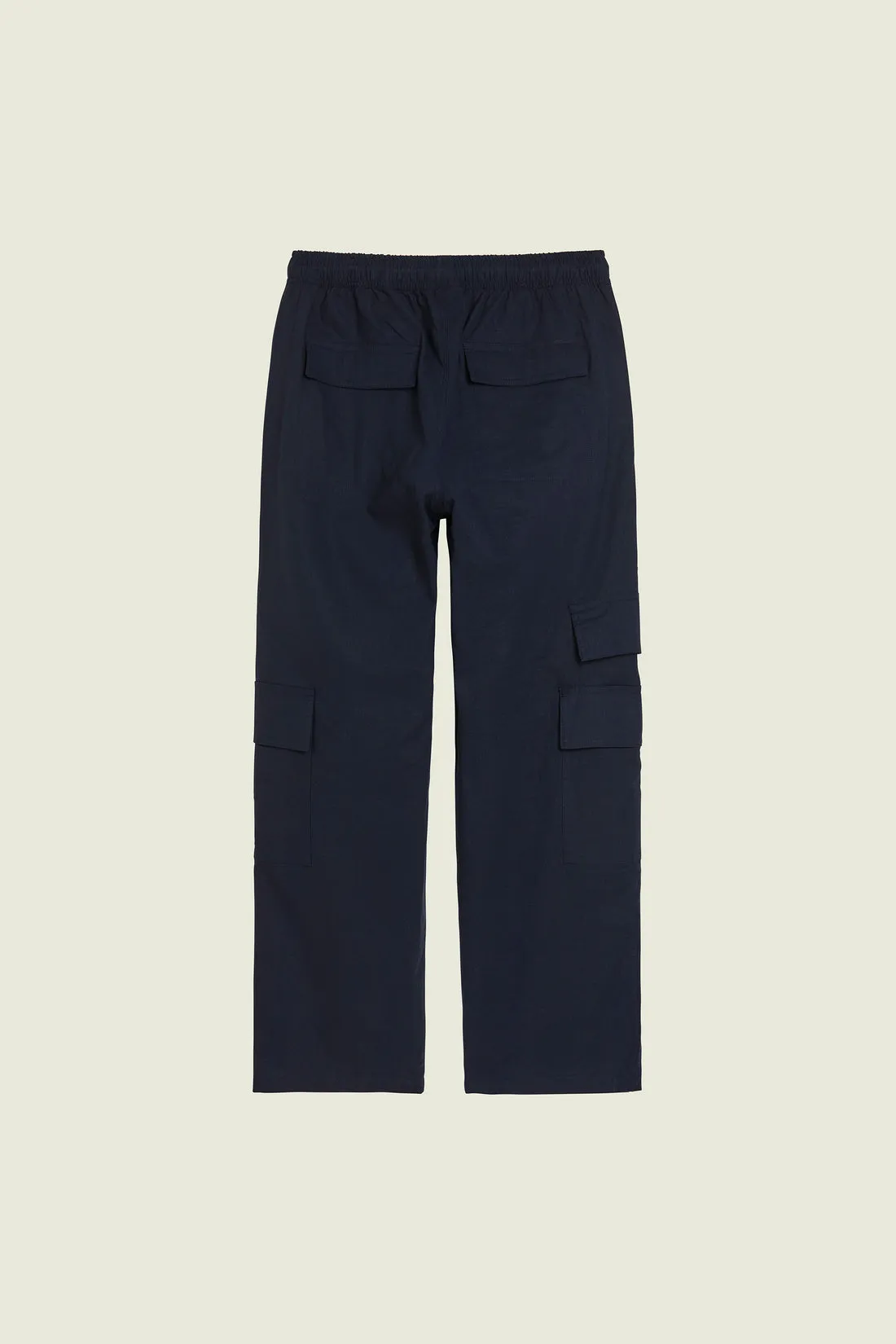 Navy Cargo Linen Pants