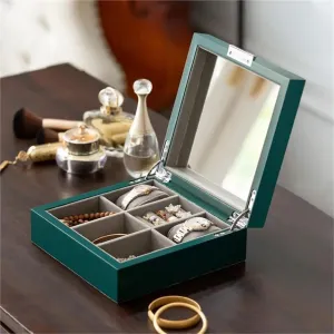 Necklace Organiser Jewelry Case Mechanical Watches Stent Collection Boxs Retro Wooden Watch Storage Box Ancient Style Elk Relief Decoration Earring Jewellery Box Necklace Jewellery Box(T