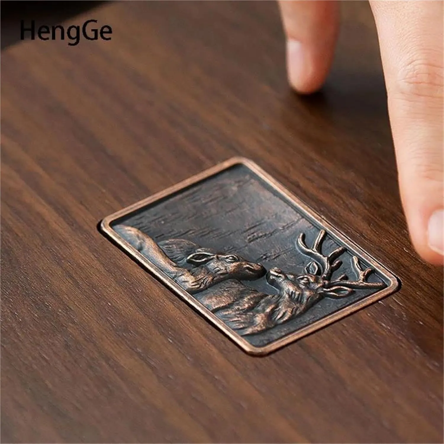 Necklace Organiser Jewelry Case Mechanical Watches Stent Collection Boxs Retro Wooden Watch Storage Box Ancient Style Elk Relief Decoration Earring Jewellery Box Necklace Jewellery Box(T