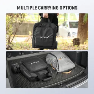 Neewer Portable Travel Bag Compatible with Starlink Mini Dish and Accessories, Lightweight Protective Outdoor Carrying Case with Separate Section for Folded Tripod Light Stand Up to 17"/44cm, RU-012