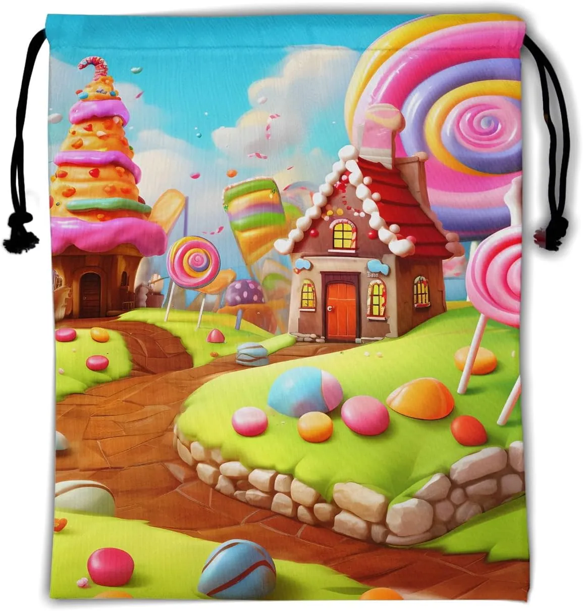 Nerxy Leaf Grip Bags for Gymnastics Tropical Leaves Grip Bag Botanical Drawstring Storage Bags