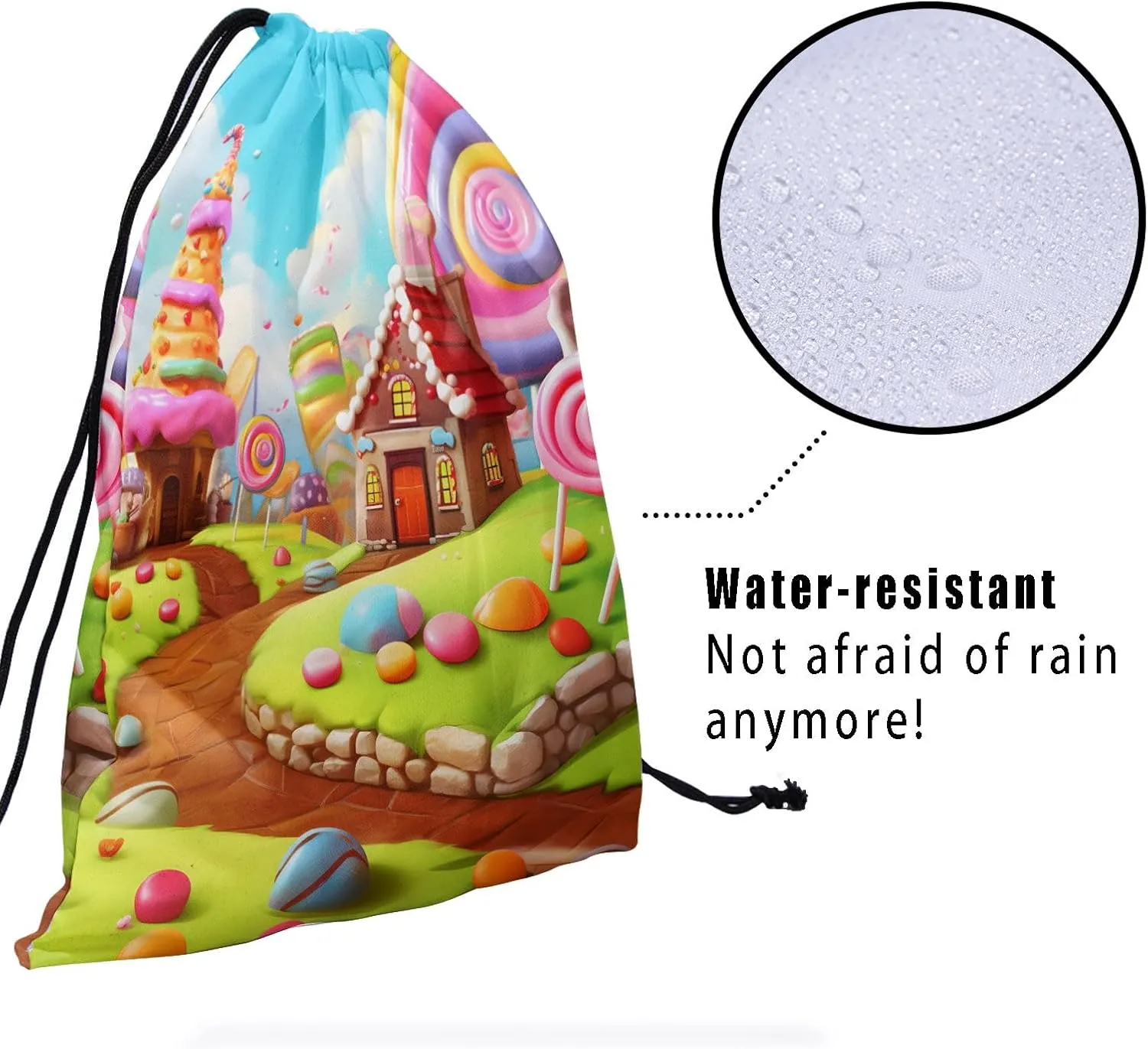 Nerxy Leaf Grip Bags for Gymnastics Tropical Leaves Grip Bag Botanical Drawstring Storage Bags