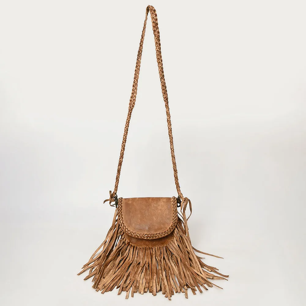 Never Mind Nmbgm168 Small Crossbody Vintage Handmade Genuine Cowhide Leather Women Bag Western Handbag Purse