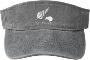 New Zealand Fern Sun Visor Hats Cotton Caps Beach Leisure Empty Top Baseball Cap for Men Women