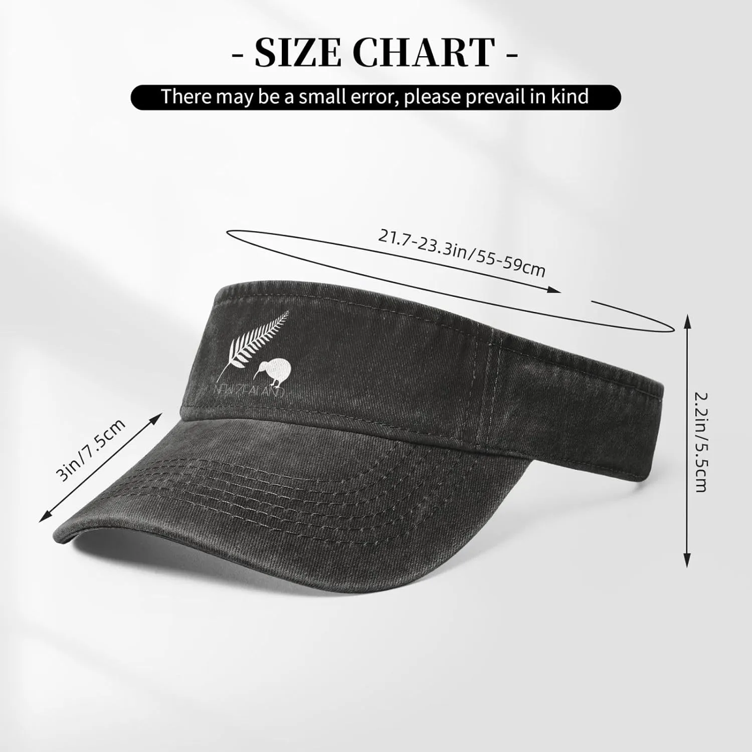 New Zealand Fern Sun Visor Hats Cotton Caps Beach Leisure Empty Top Baseball Cap for Men Women