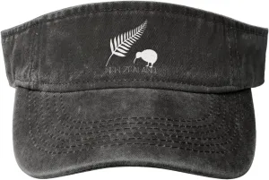New Zealand Fern Sun Visor Hats Cotton Caps Beach Leisure Empty Top Baseball Cap for Men Women