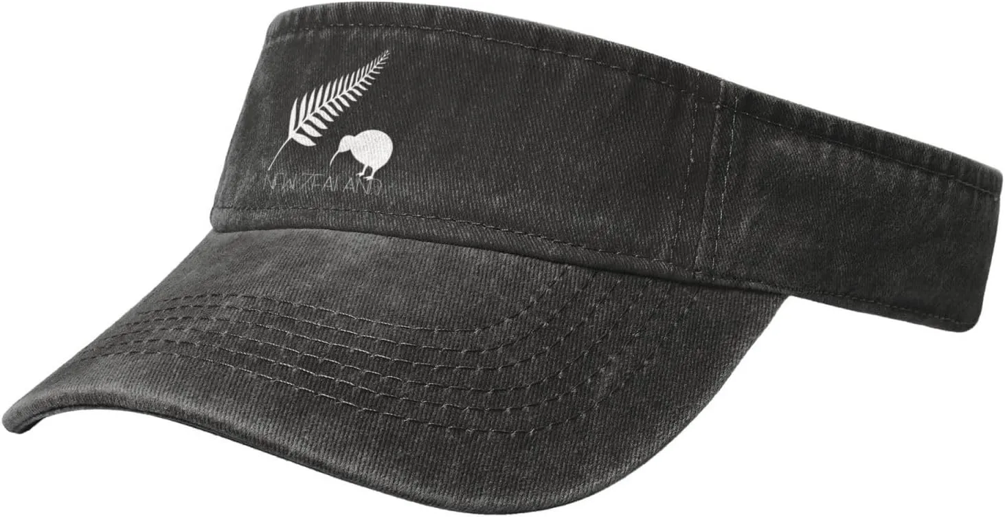 New Zealand Fern Sun Visor Hats Cotton Caps Beach Leisure Empty Top Baseball Cap for Men Women