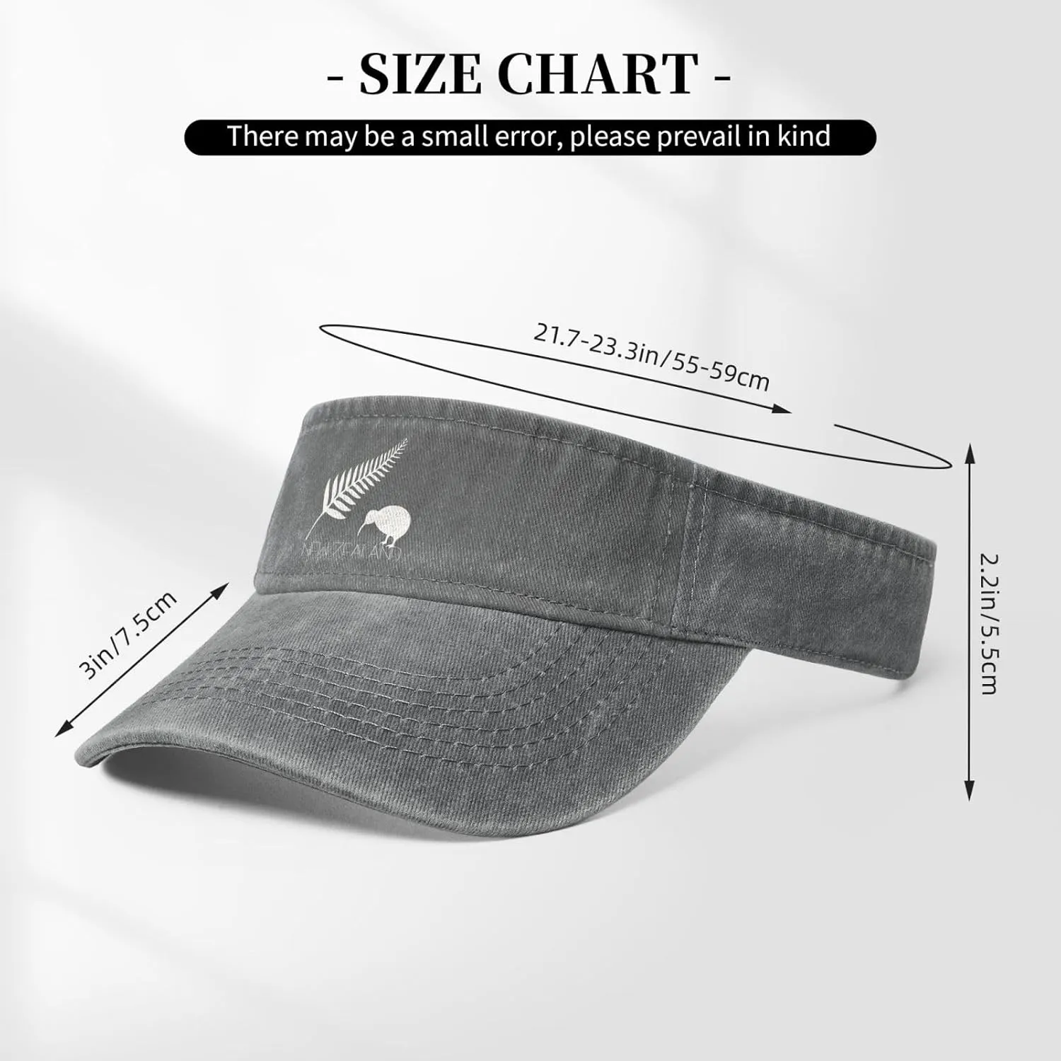 New Zealand Fern Sun Visor Hats Cotton Caps Beach Leisure Empty Top Baseball Cap for Men Women
