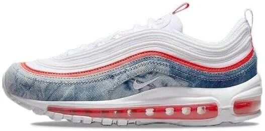Nike Women's AIR MAX 97, Washed Denim, 6.5 US [DV2180-900]
