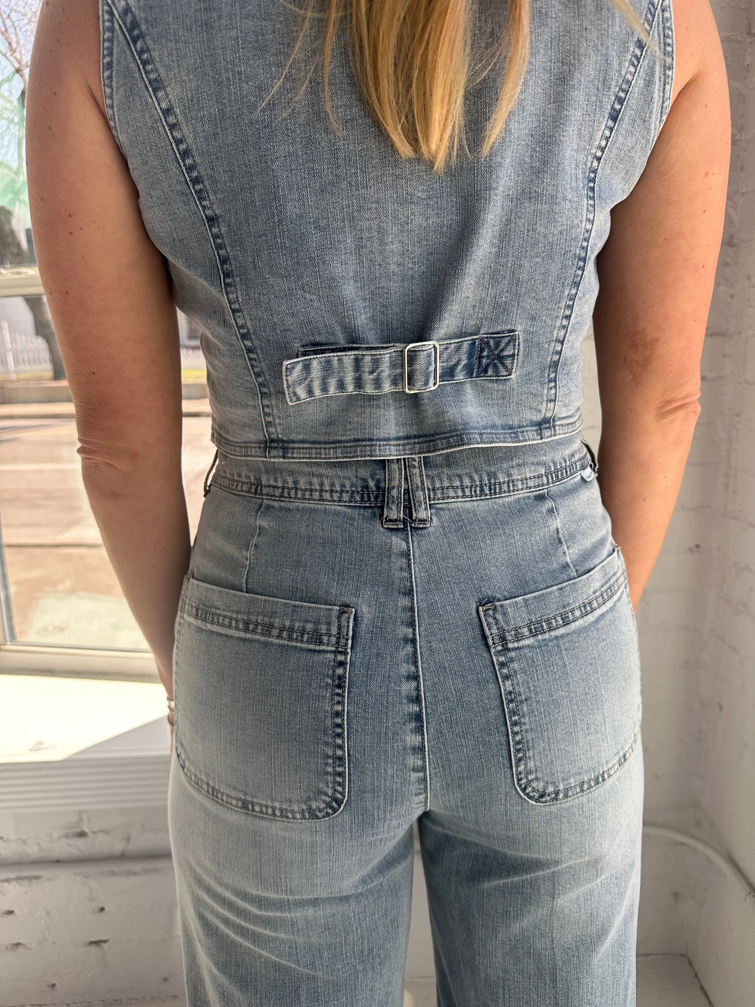Norris Denim Vest Zurie