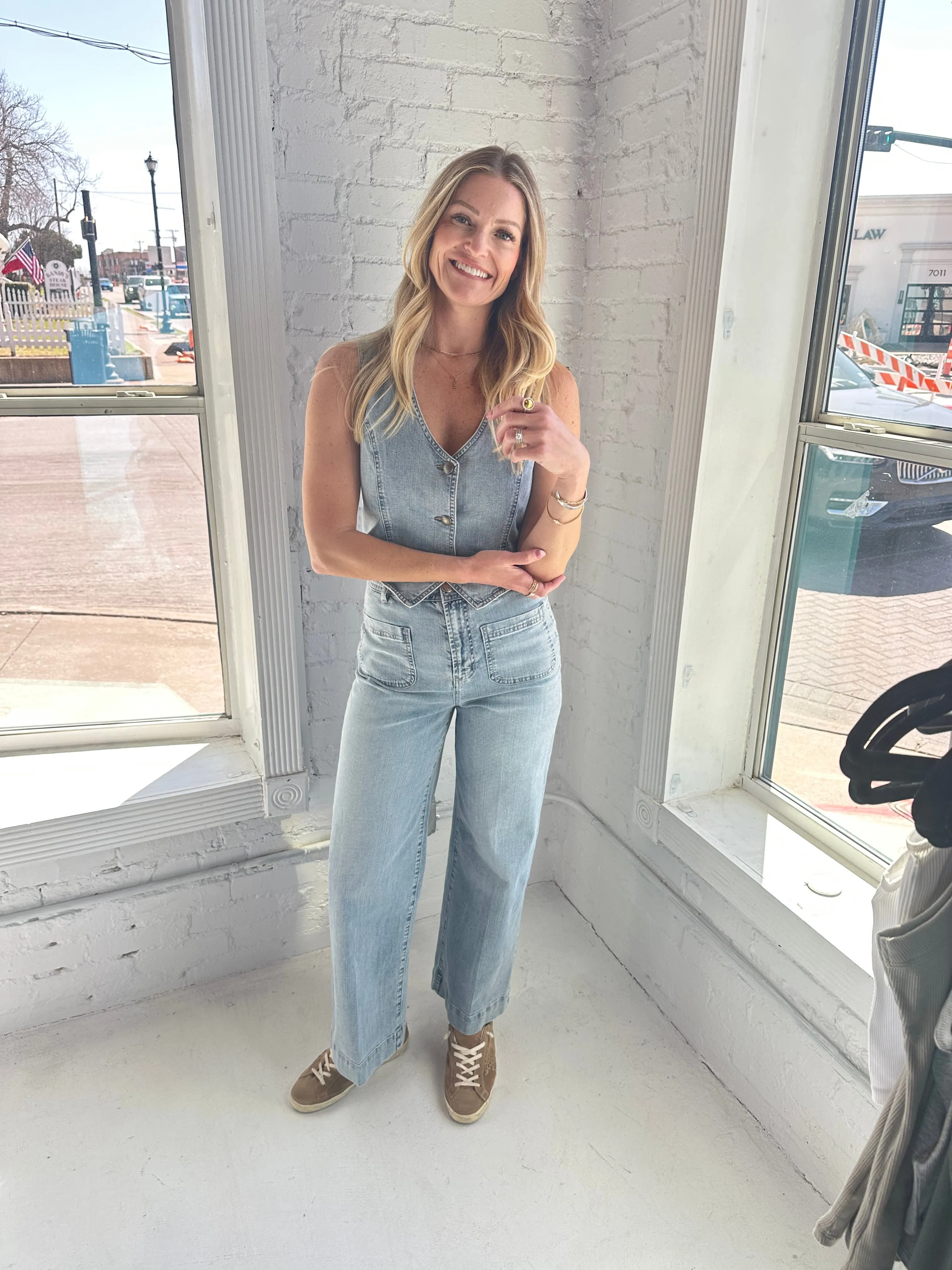 Norris Denim Vest Zurie