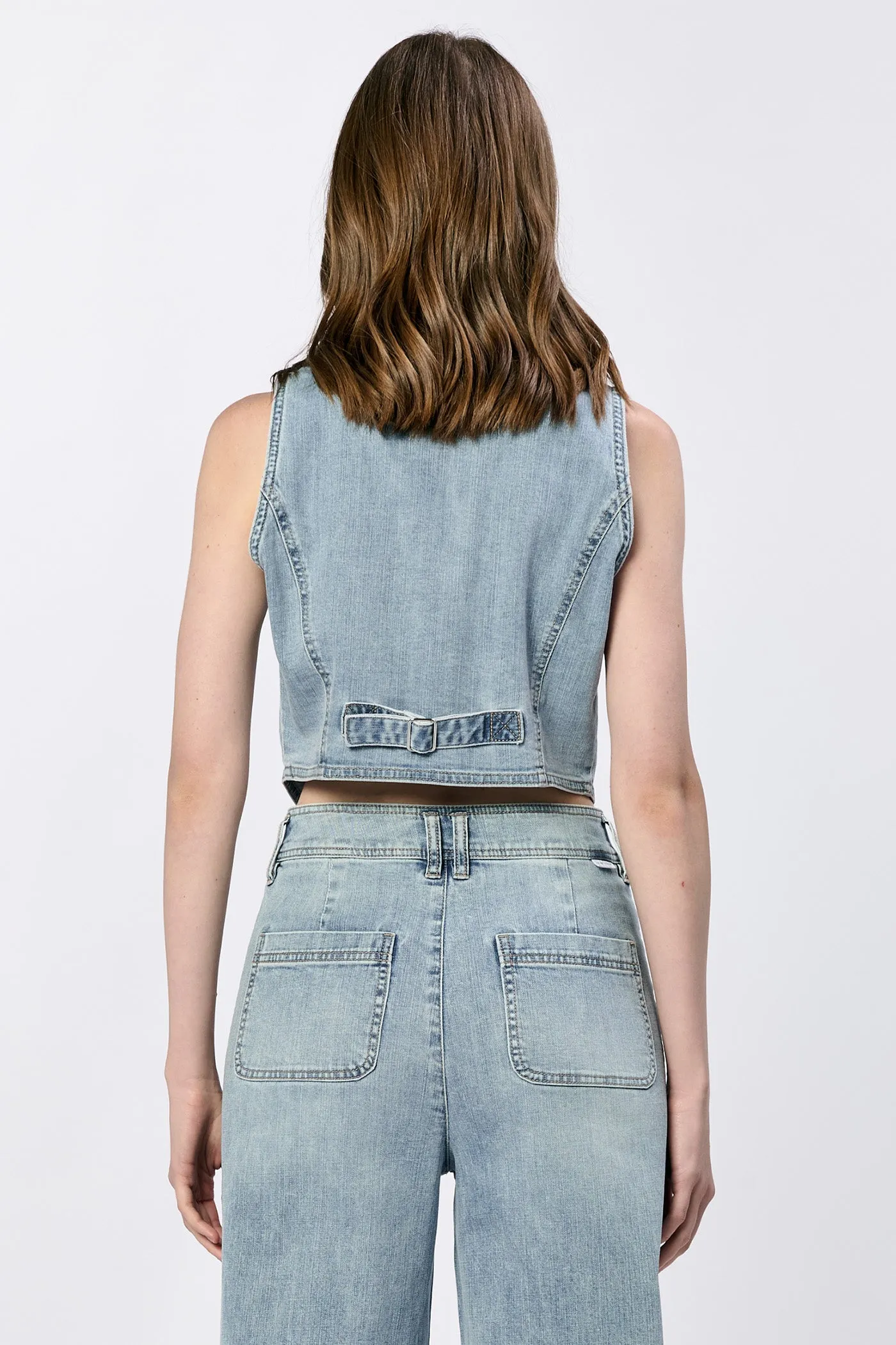Norris Denim Vest Zurie