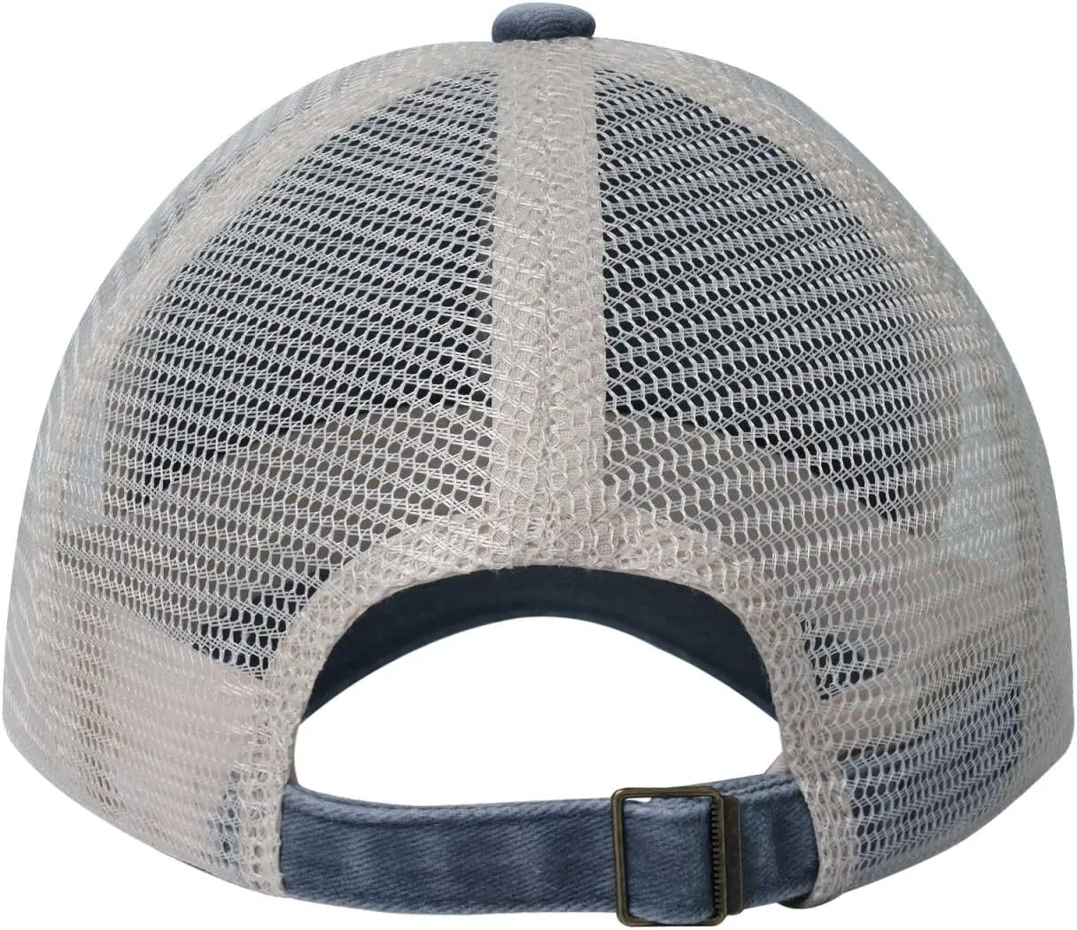 Norse Ravens Vegvisir Outdoor Adjustable Washed Denim Mesh Hat Denim Baseball Cap Cowboy Hat