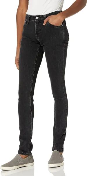 Nudie Jeans Men's Skinny Lin Black Stone Pwr, 25/30