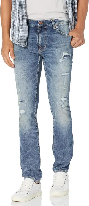 Nudie Jeans Men's Thin Finn Worn in Ecru
