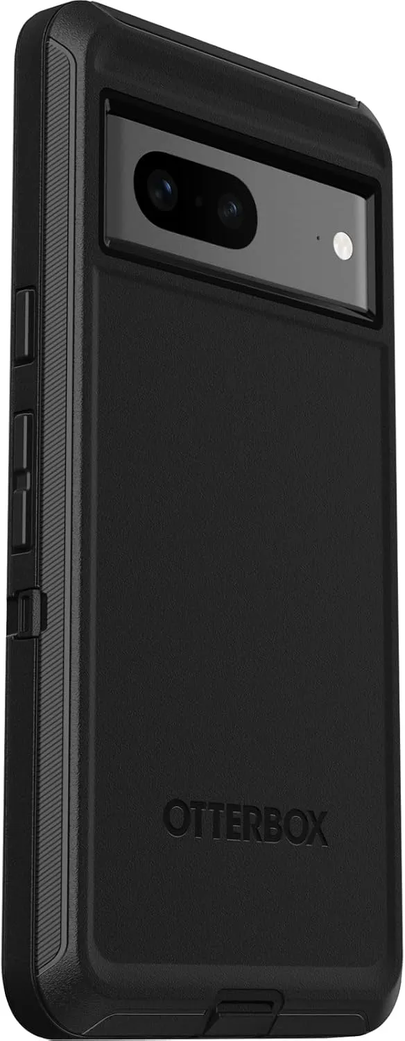 OtterBox Google Pixel 7 Defender Series Case - Black, Rugged & Durable, with Port Protection, Includes Holster Clip Kickstand