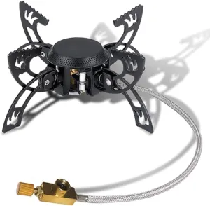 Outdoor Electronic Ignition Stoves Portable Cooking Accessory Foldable Gasstove Adjustable Firepower Camping Hiking Furnace GasCooker