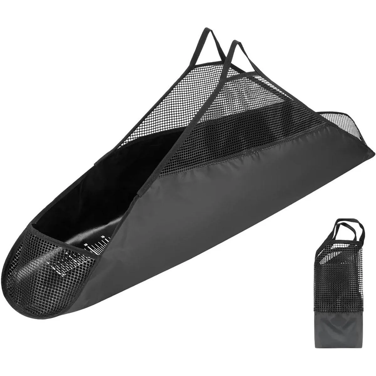 Outdoor Fishing Bag Folding Mesh Storage Bag Anti Running Fishing Gear Outdoors