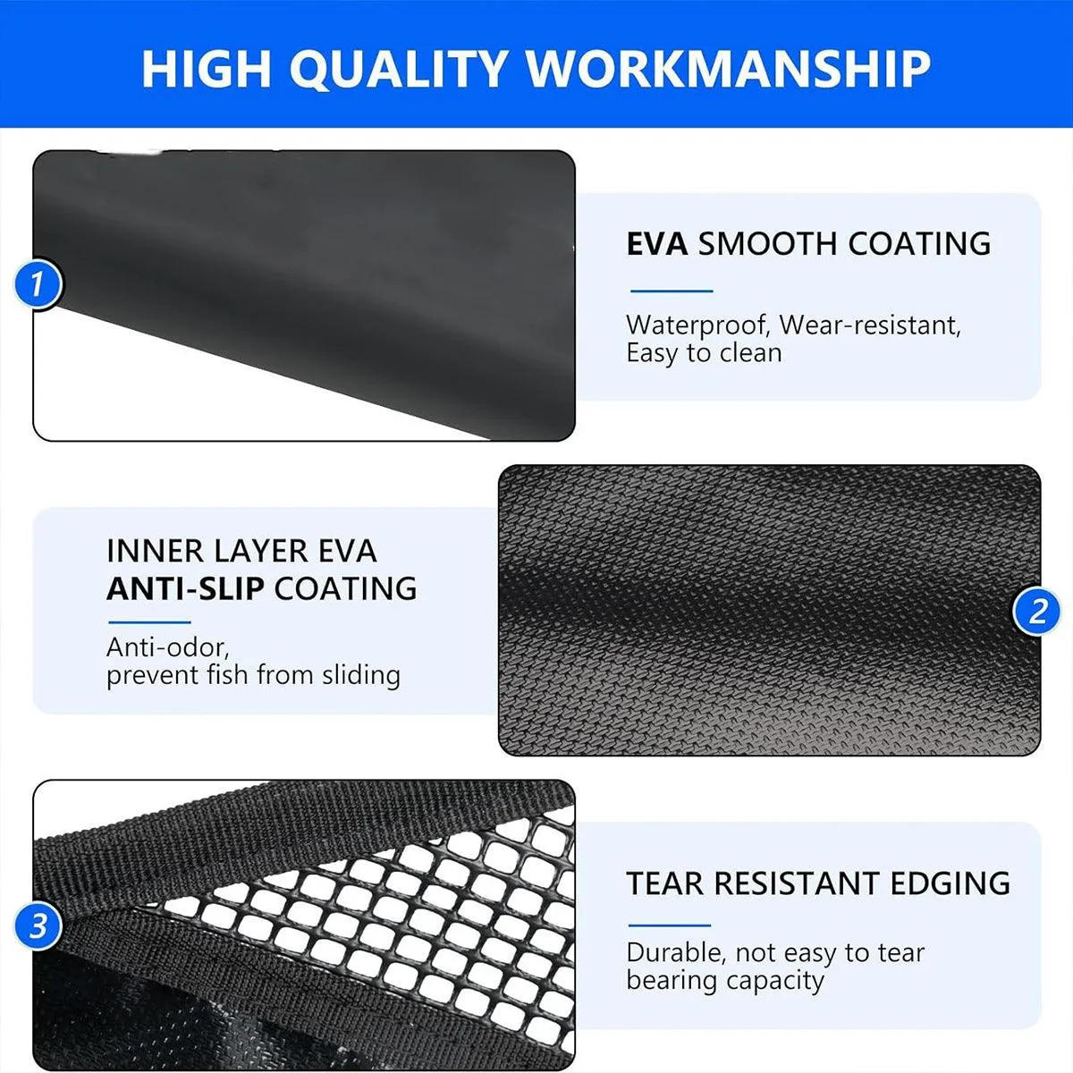 Outdoor Fishing Bag Folding Mesh Storage Bag Anti Running Fishing Gear Outdoors